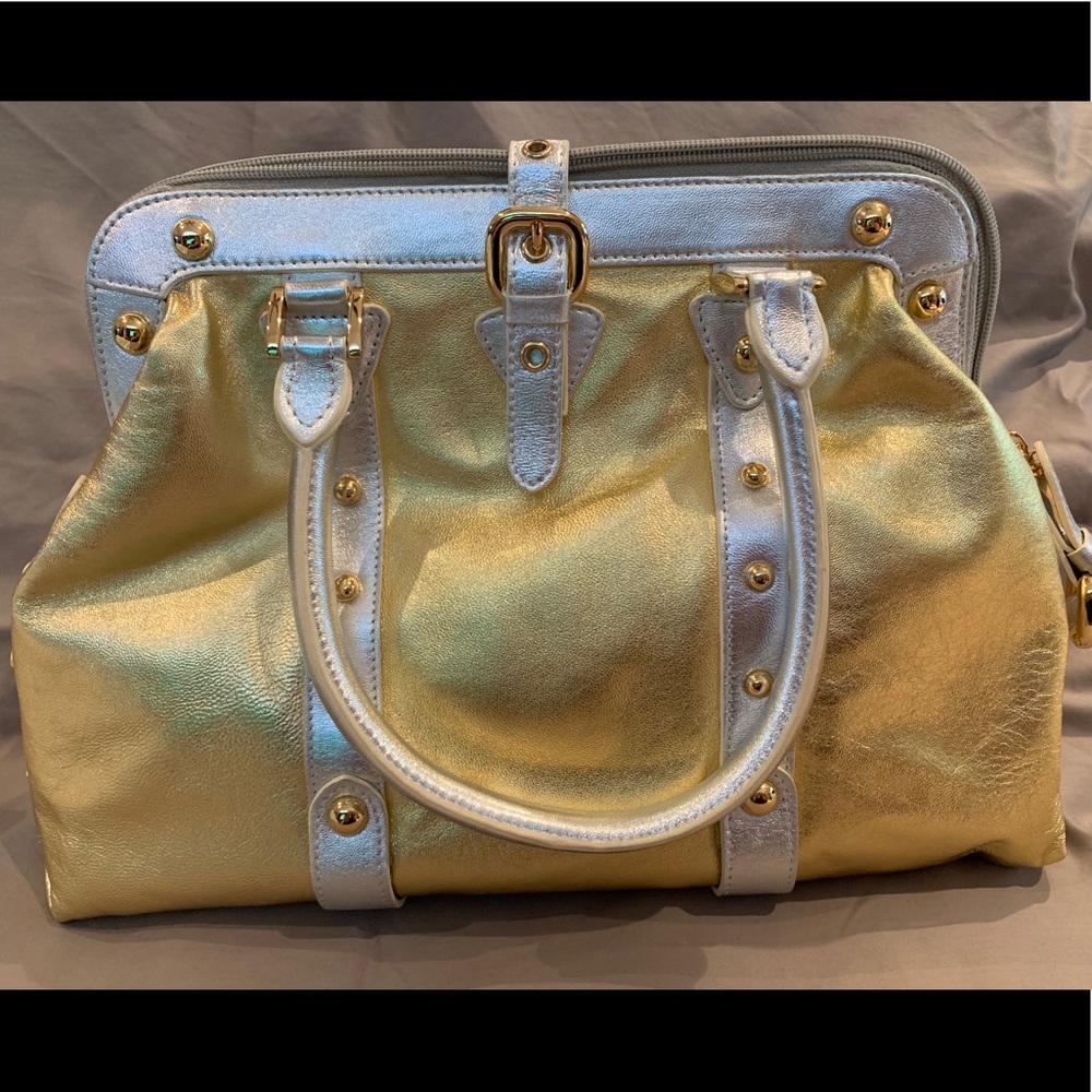 Gold and Silver Purse by The Find - EUC